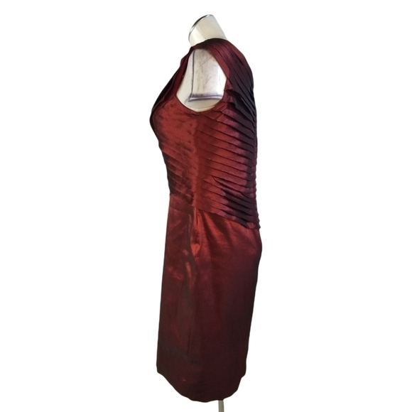 Special Occasions Moni Cheri Size 14 Red Cocktail Dress - Picture 2 of 6